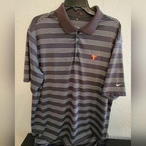 Brand New Nike Golf Texas Longhorns Performance Polo Retails $60+